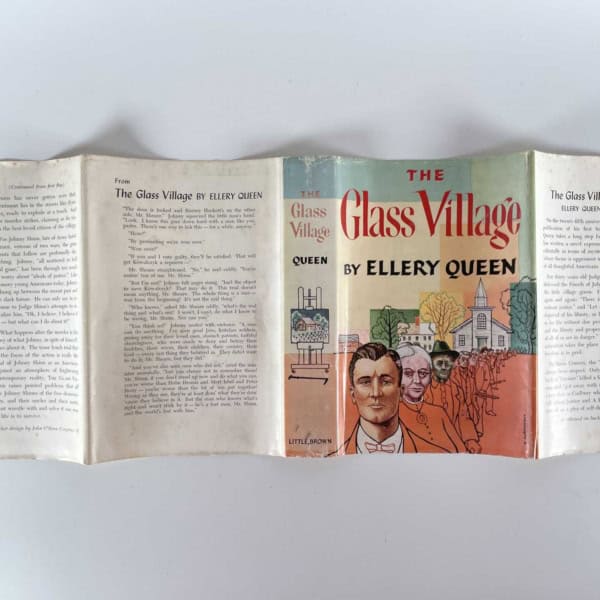 ellery queen the glass village first ed4