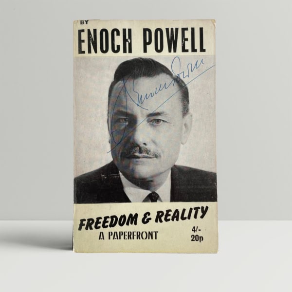 enoch powell freedom and reality signed paperback 1