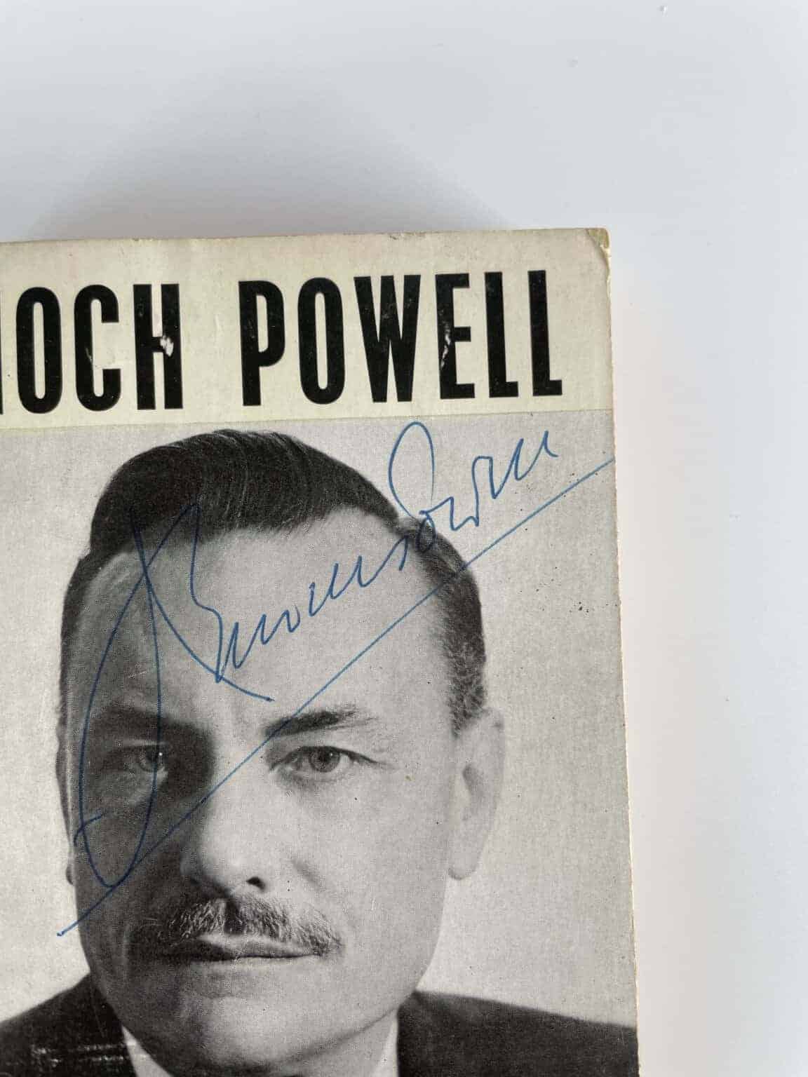 enoch powell freedom and reality signed paperback 3