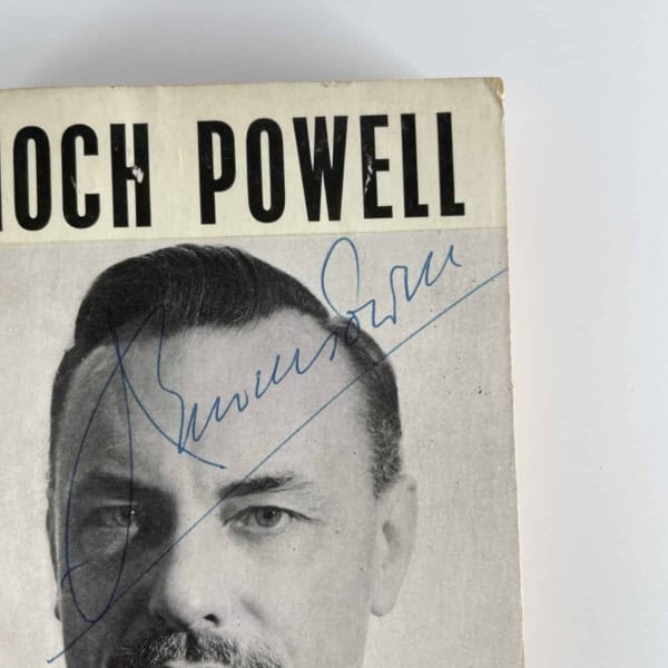 enoch powell freedom and reality signed paperback 3