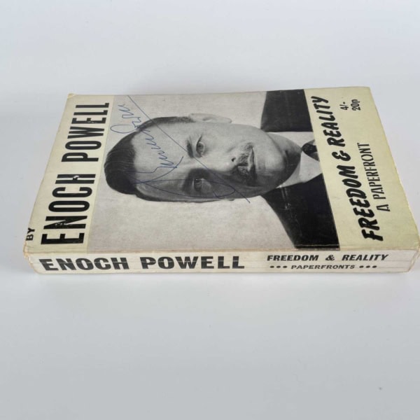 enoch powell freedom and reality signed paperback 4