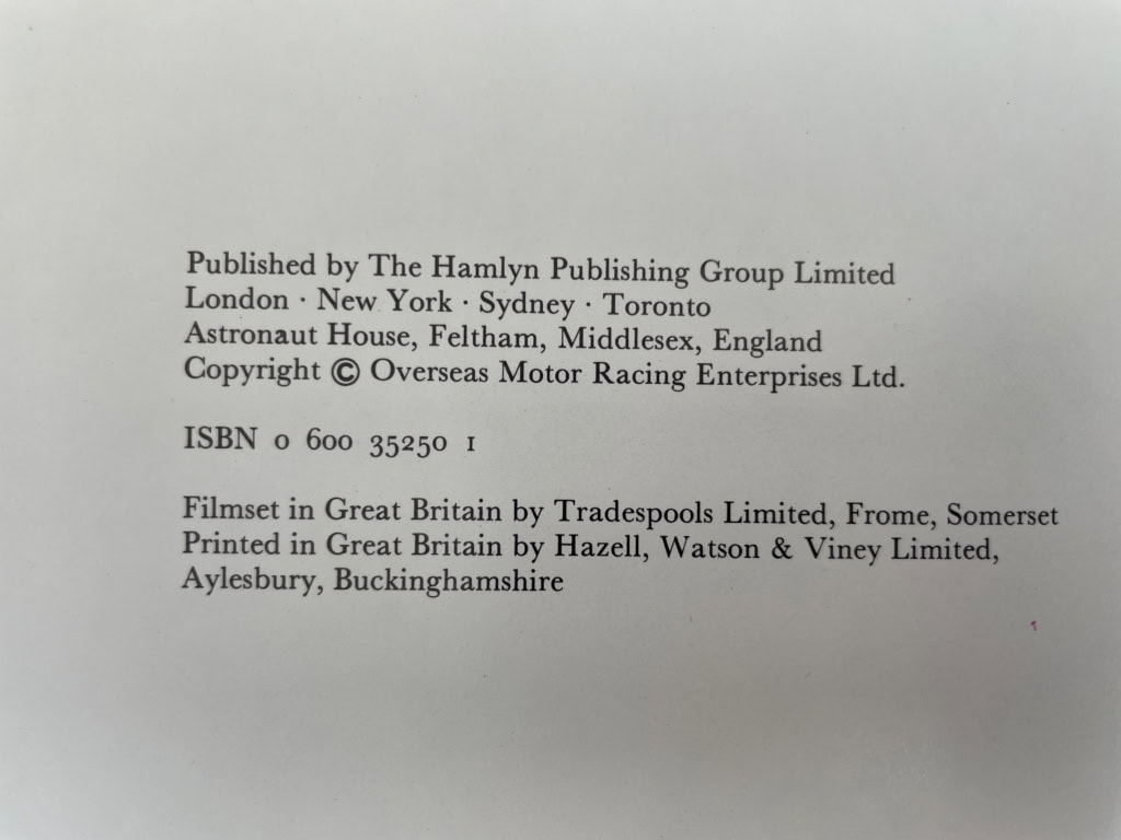 f1 autobiographies firsts 5