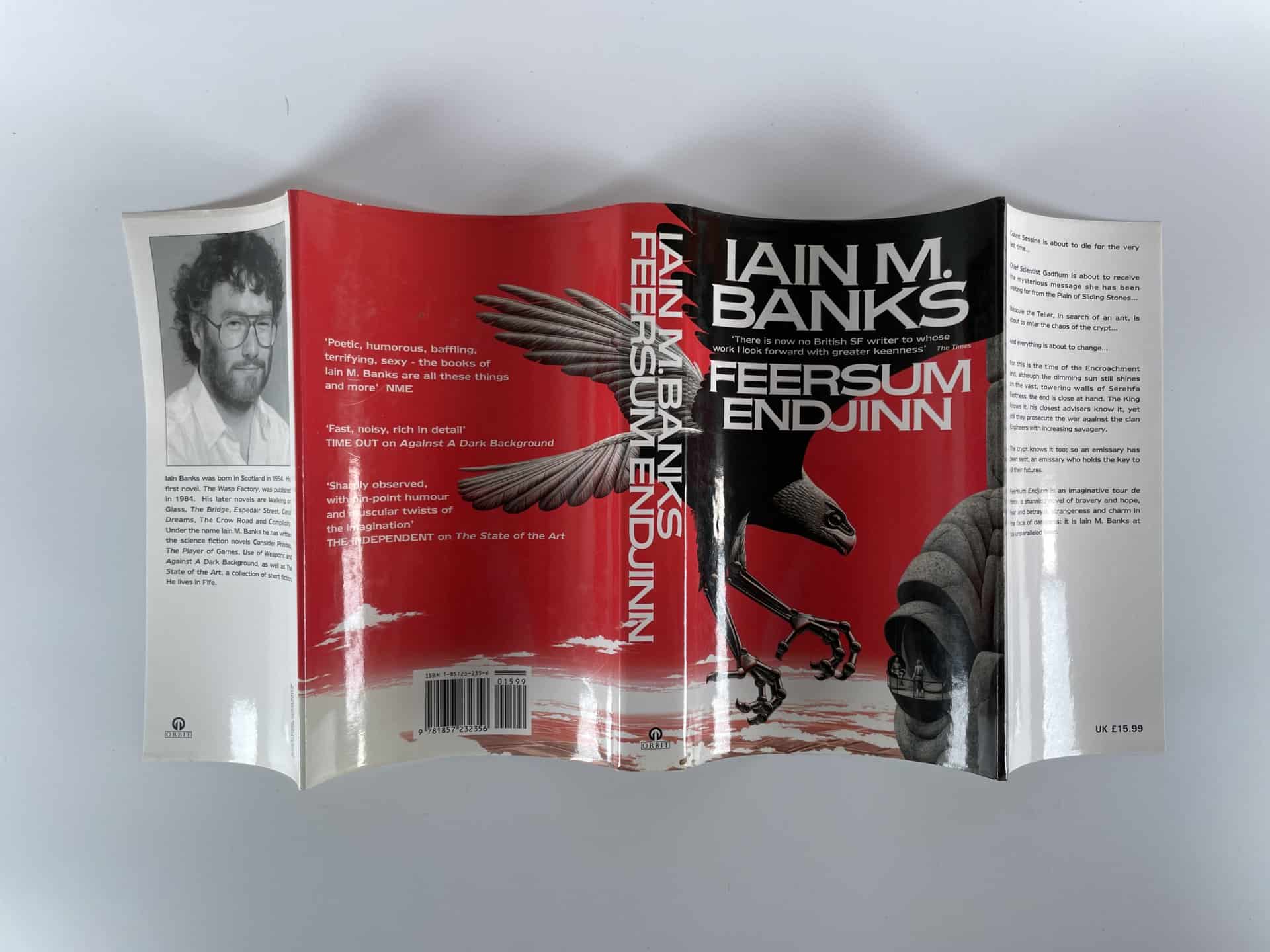 iain m banks feersum endjinn signed first 5