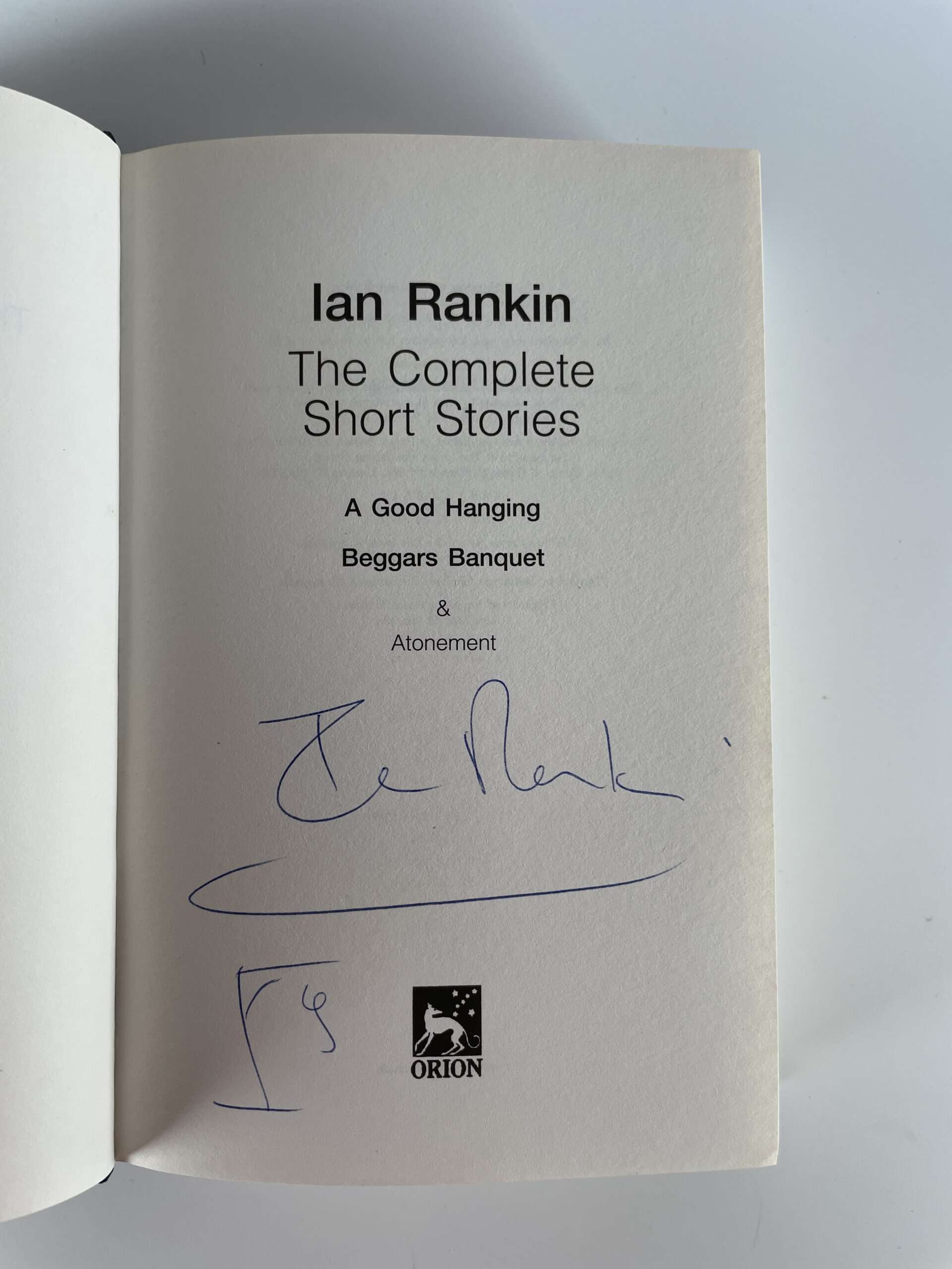 ian rankin the complete short stories signed 2