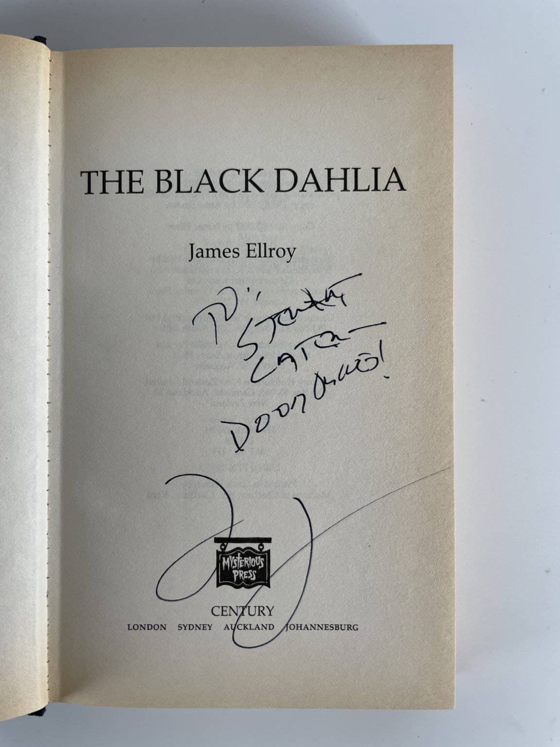 james ellroy the black dahlia signed first edition2