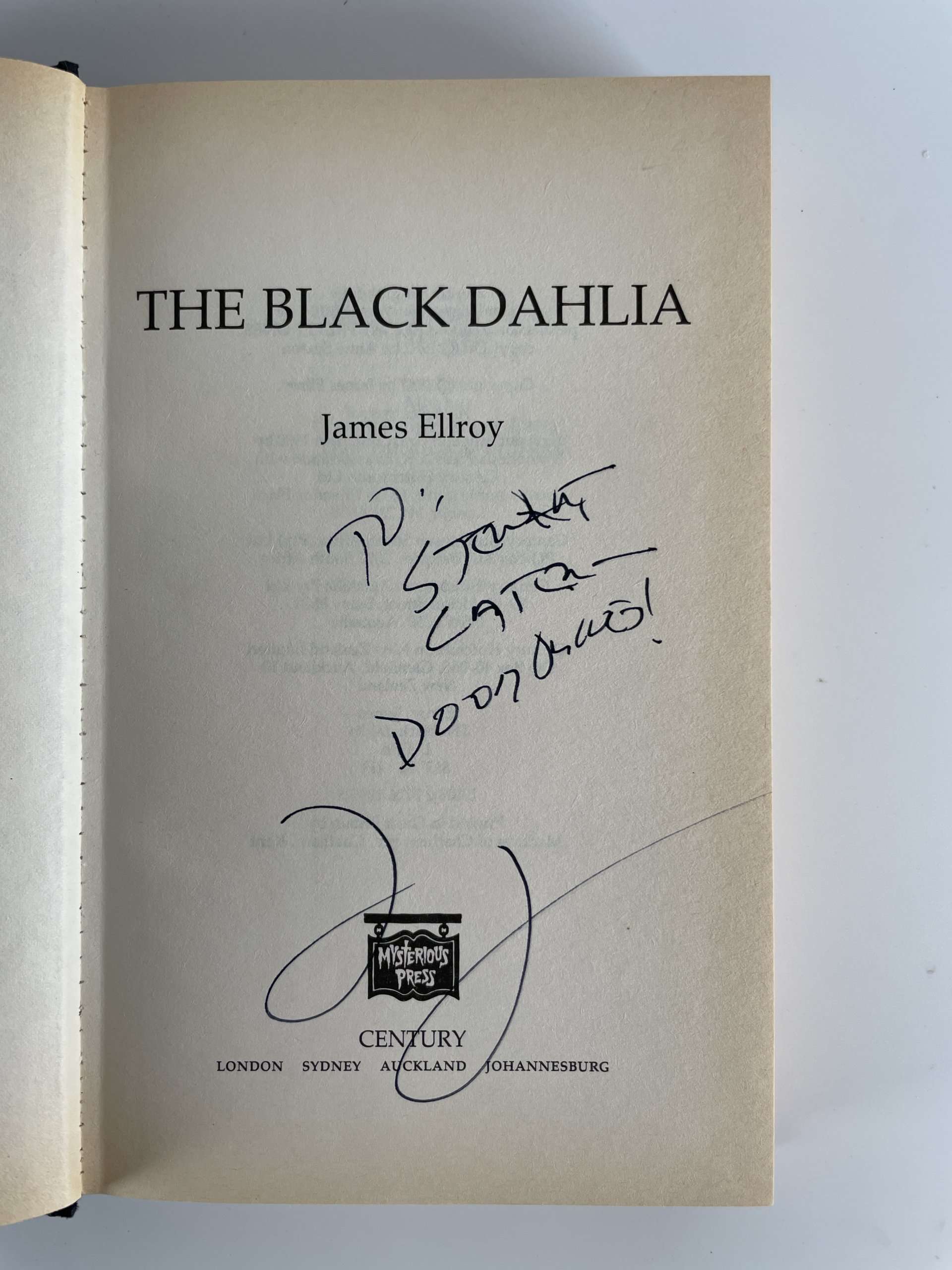 james ellroy the black dahlia signed first edition2