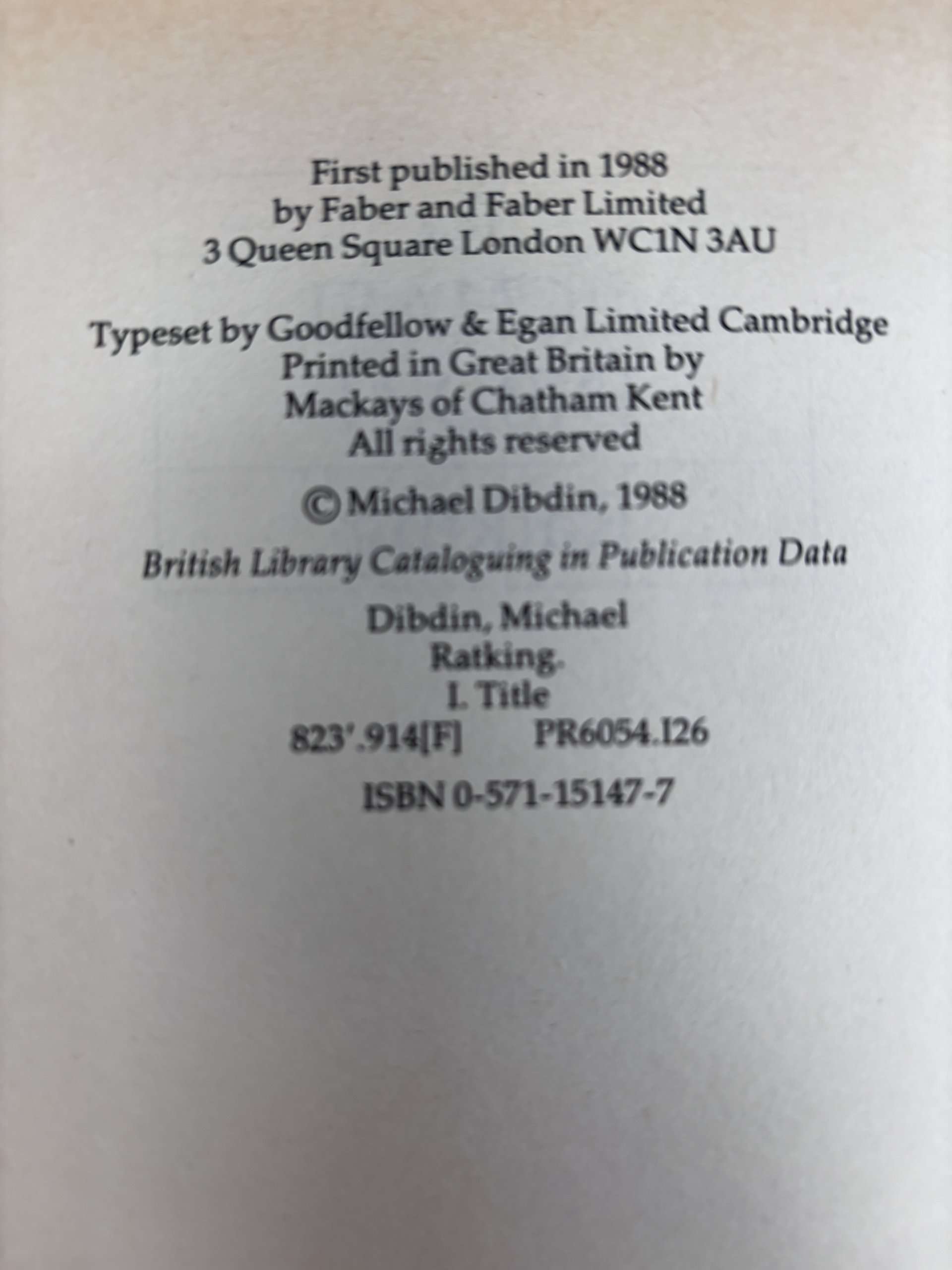 michael dibdin collection2