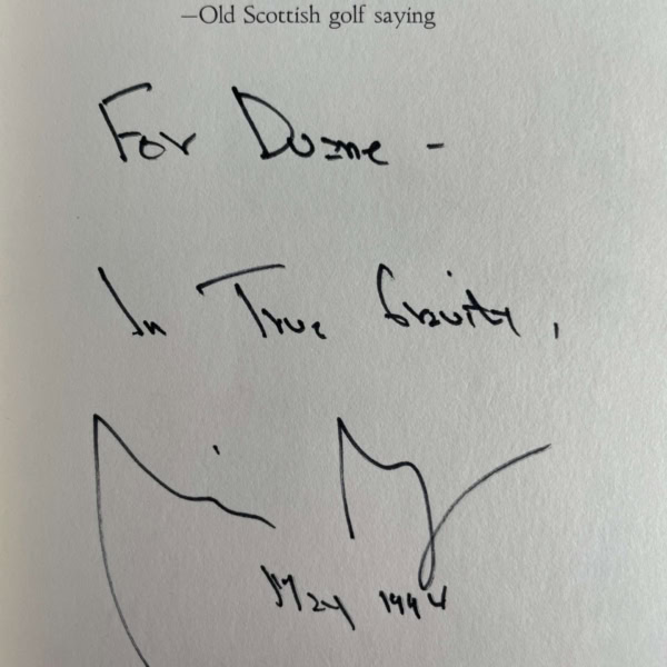 michael murphy golf in the kingdom signed first2