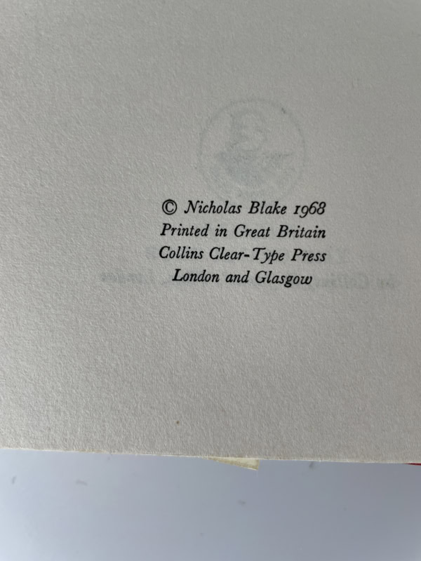 nicholas blake the private wound first ed2