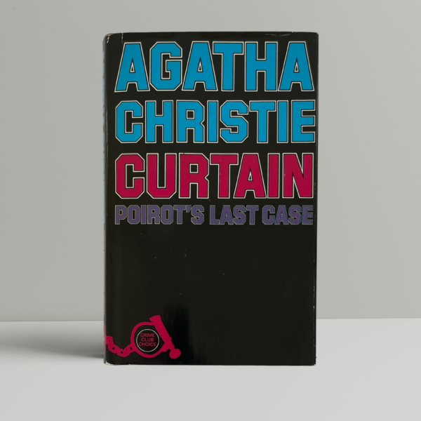 agatha christie curtain signed first 1
