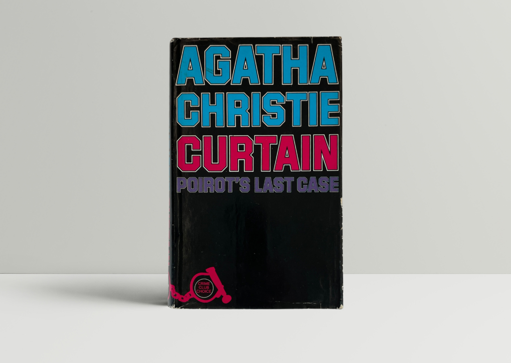 agatha christie curtain signed suchet first1