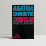 agatha christie curtain signed suchet first1