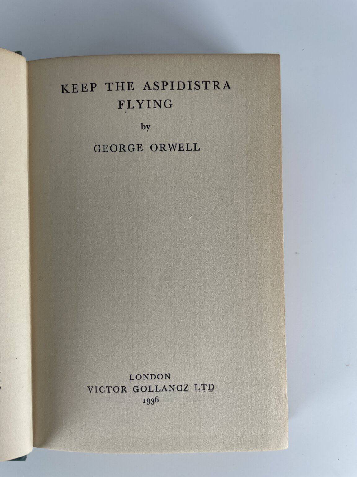 george orwell keep the asperdestra flying first2