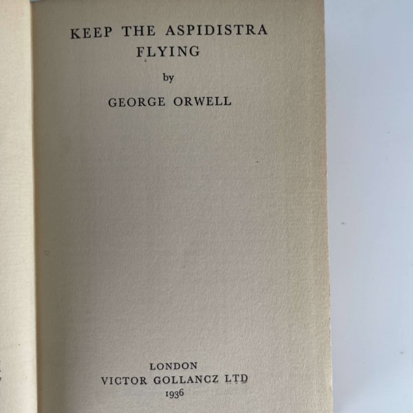 george orwell keep the asperdestra flying first2