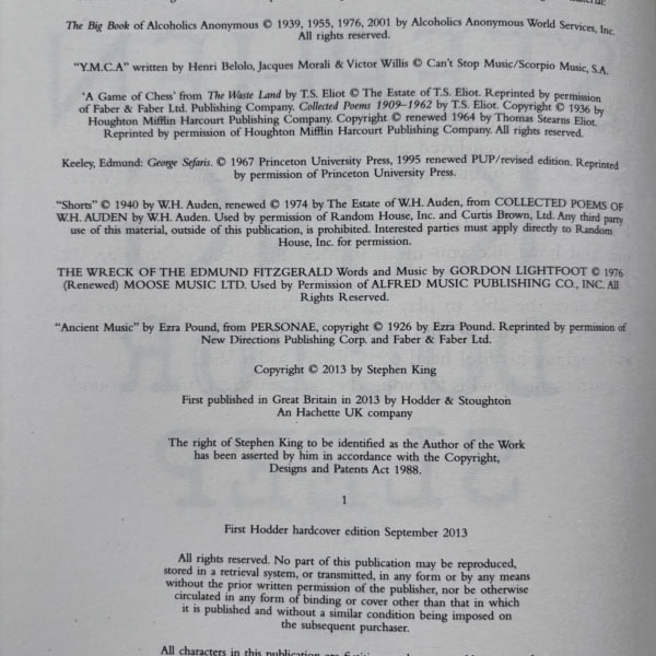 stephen king doctor sleep alt wrapper first uk edi 2