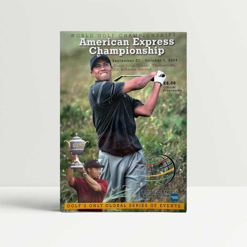 American Express Championship Golf Programme 2004 Mult Signed1