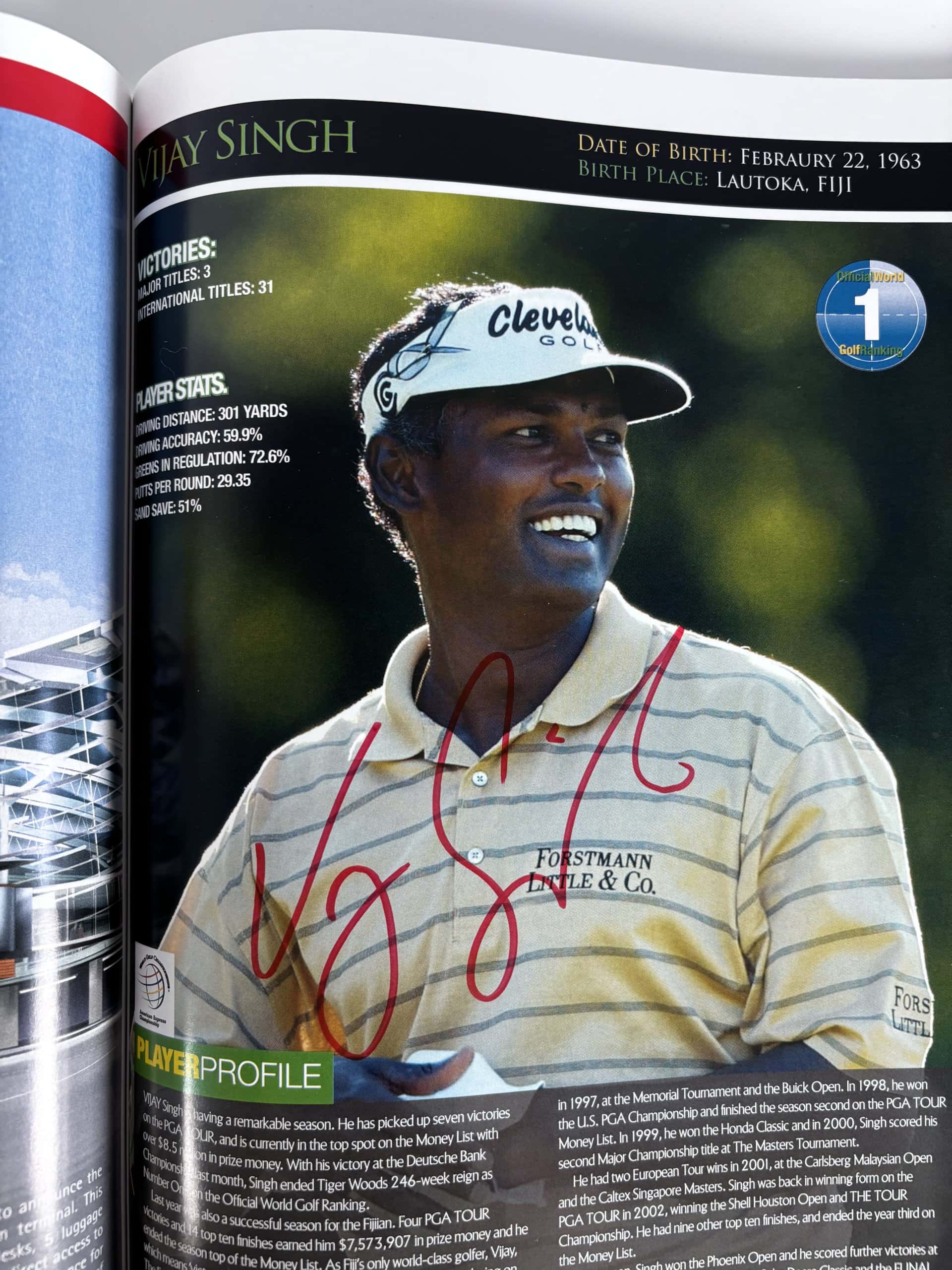 American Express Championship Golf Programme 2004 Mult Signed2