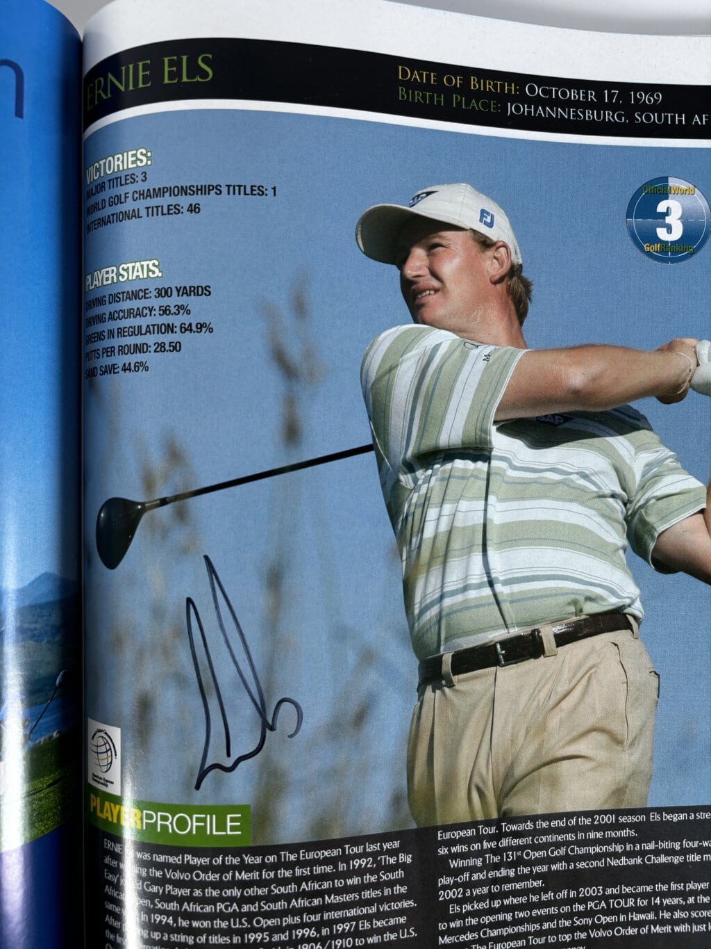 American Express Championship Golf Programme 2004 Mult Signed3