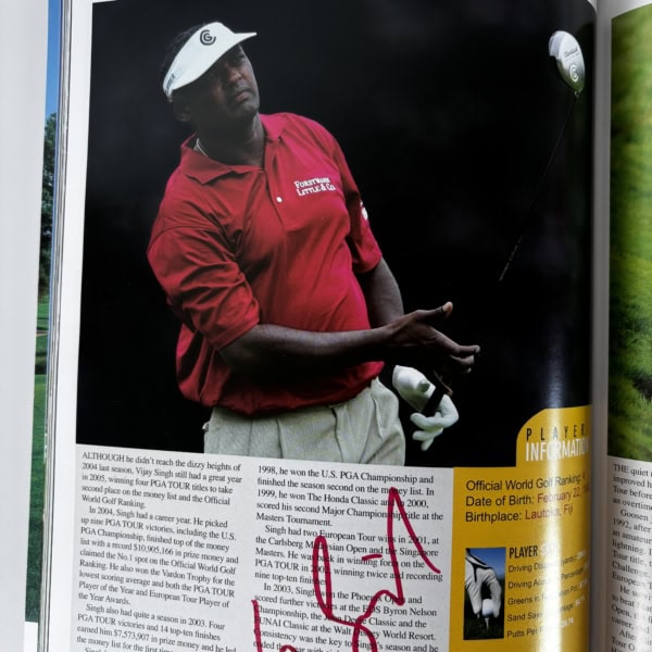 American Express Championship Golf Programme 2006 Mult Signed2