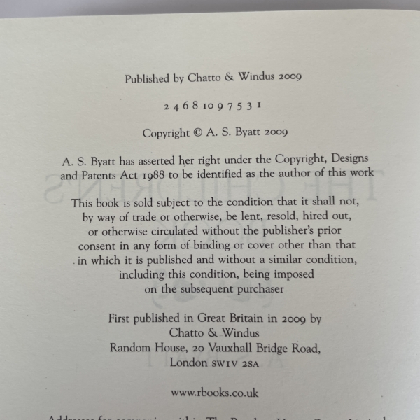 as byatt the childrens book first ed4