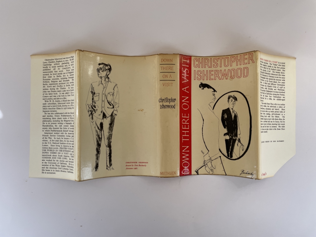 chirstopher isherwood down there on a visit first4