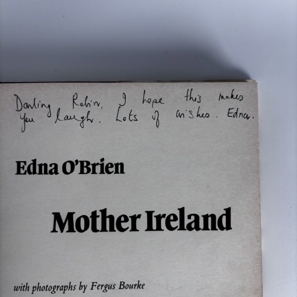 edna obrien mother ireland signed first 2