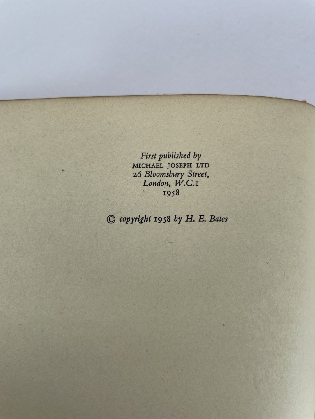 he bates the darling buds of may first edi2