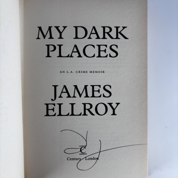 james ellroy my dark place signed2