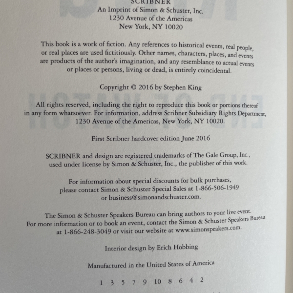 stephen king bill hodges trilogy first us 4