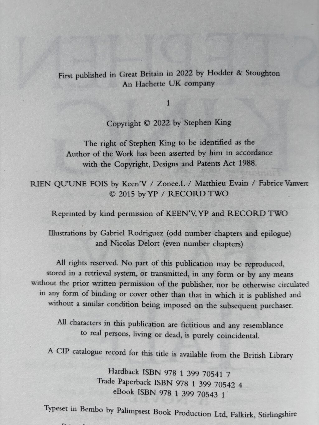 stephen king fairy tale first uk 2