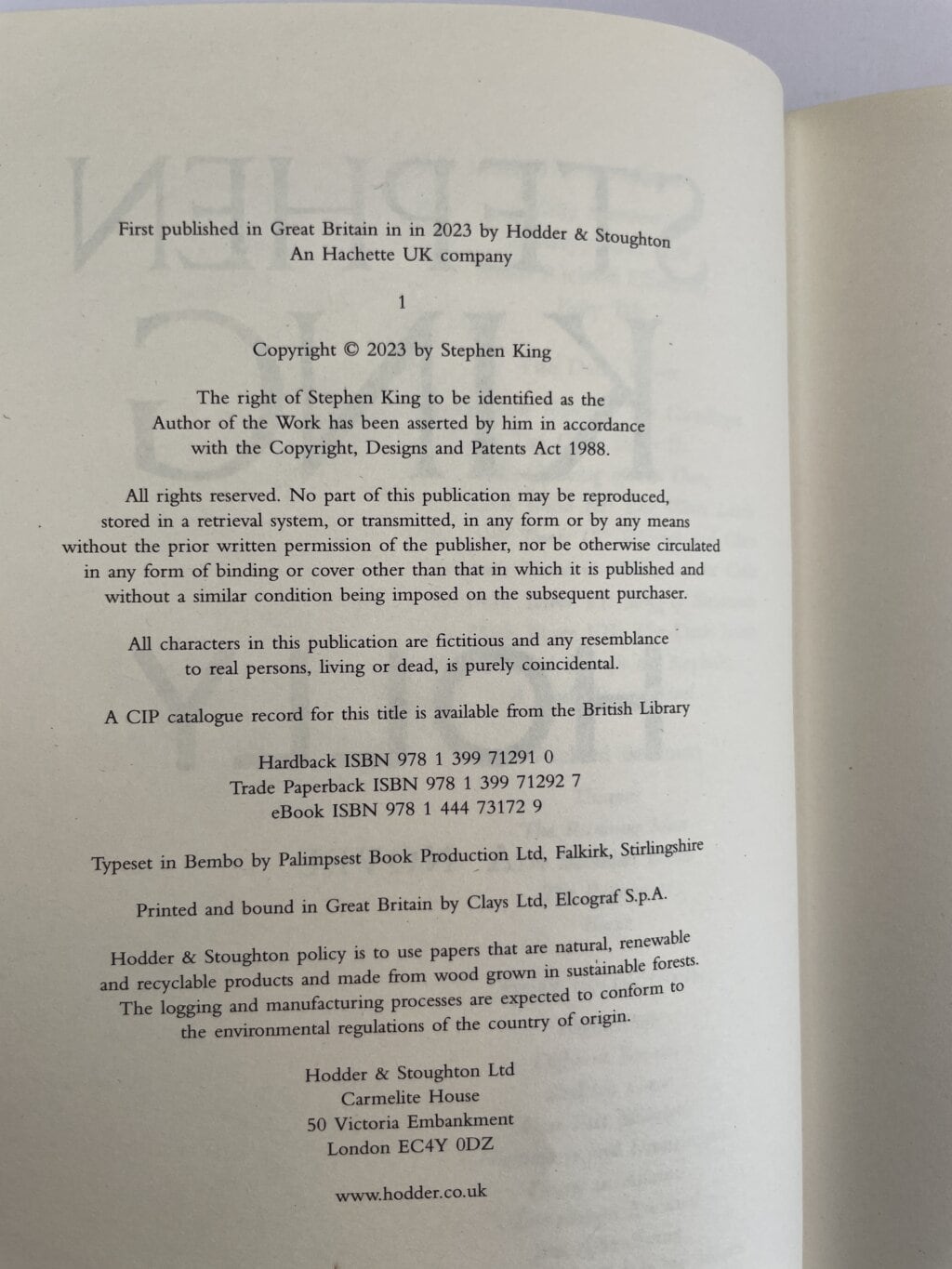 stephen king holly collectors edition2