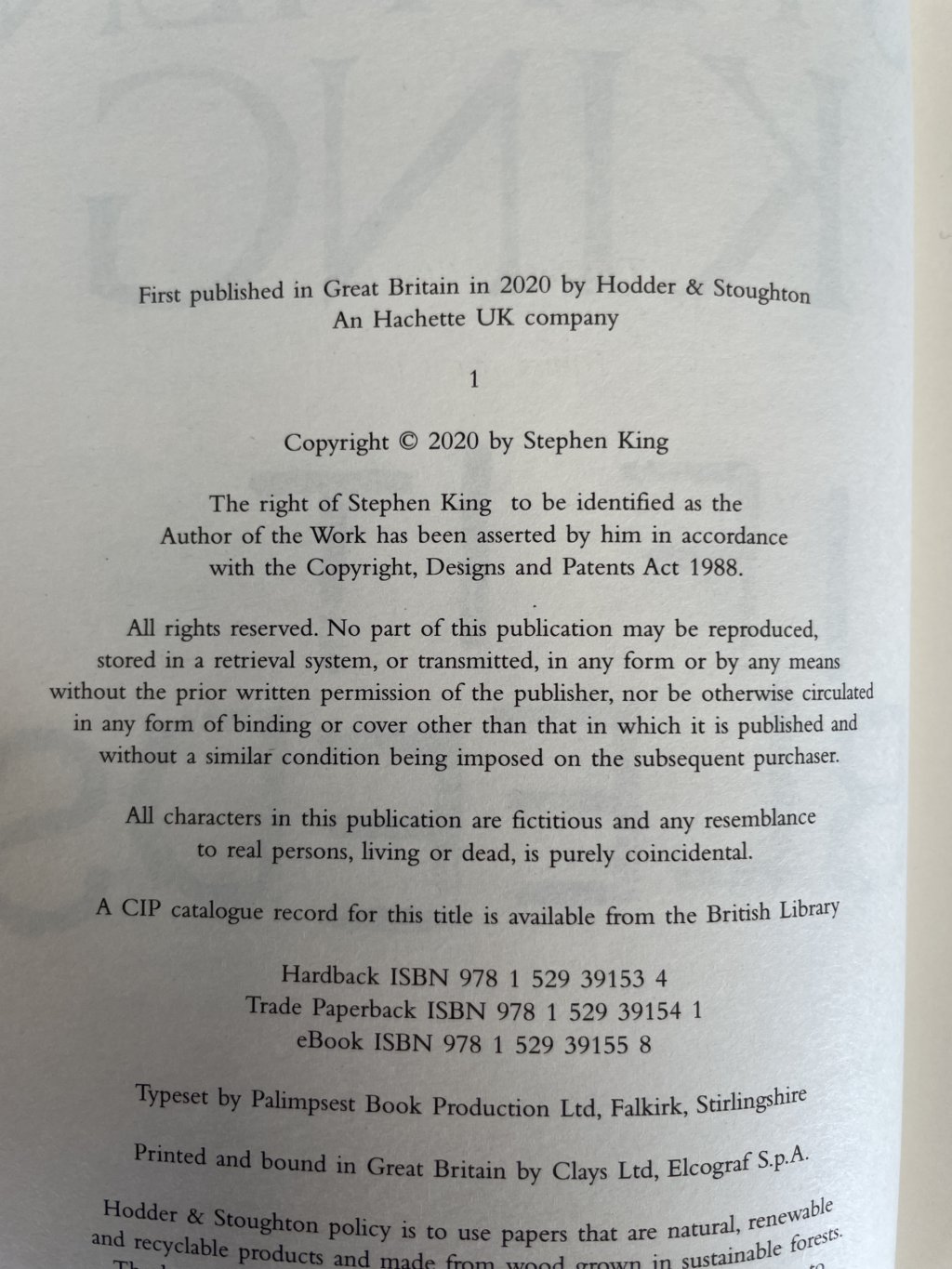 stephen king if it bleeds first uk edi2