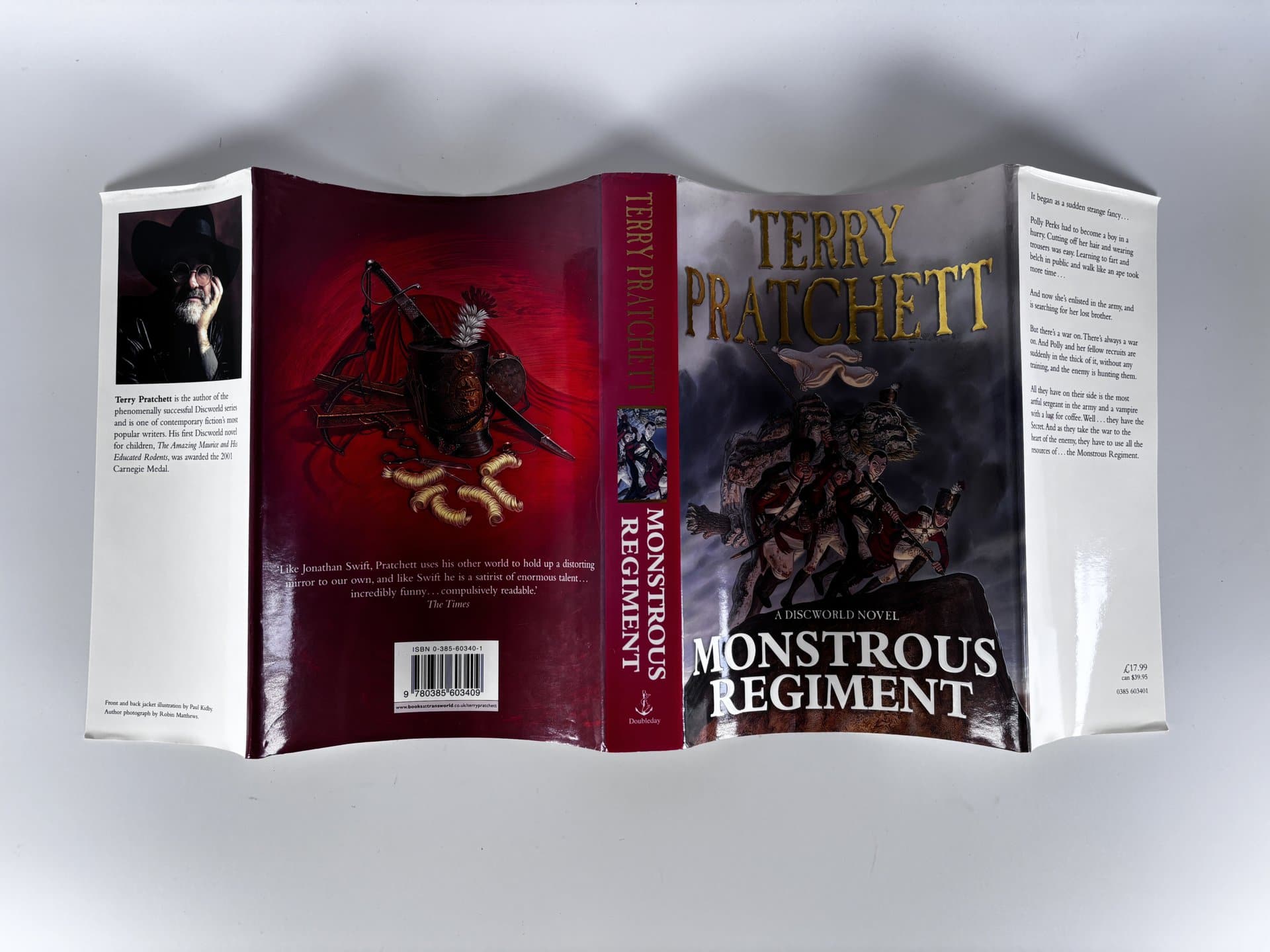 terry pratchett monstrous regiment first4