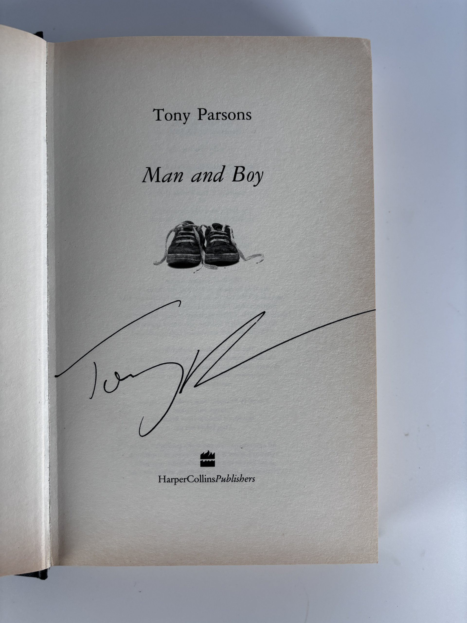 tonhy parsons man and boy signed first 2