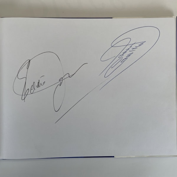 damon hill world champion signed eddie jordan david coulthard 2