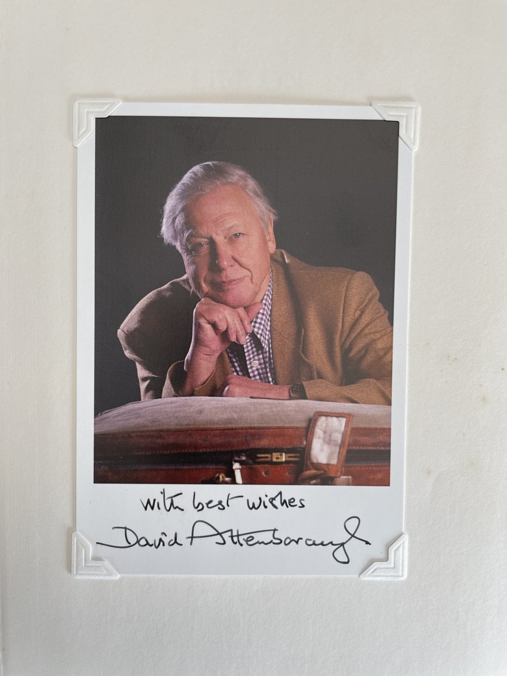 david attenborough life on earth signed pic first2