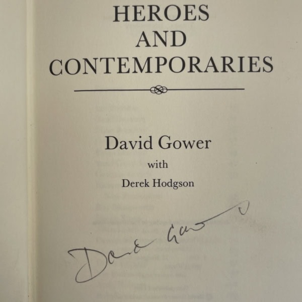 david gower heroes and contemporaries signed first2