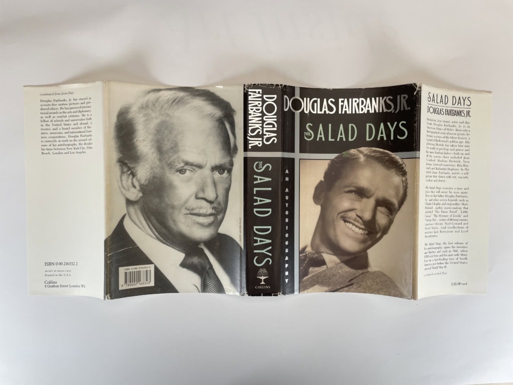 douglas fairbanks jr salad days signed first5