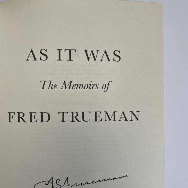 fred truman as it wss signed first ed2