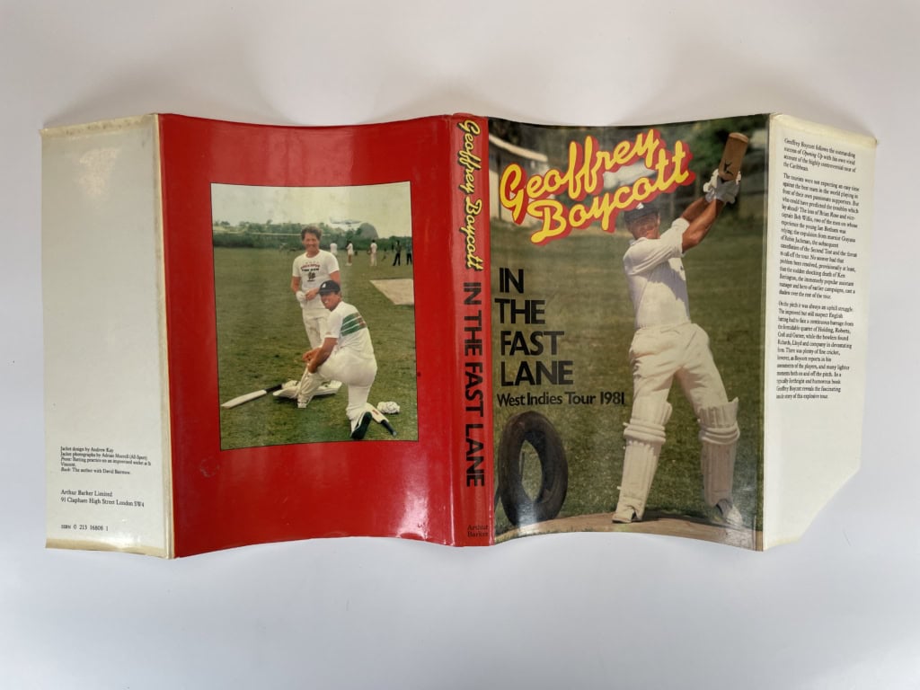 geoff boycott in the fast lane signed first 5