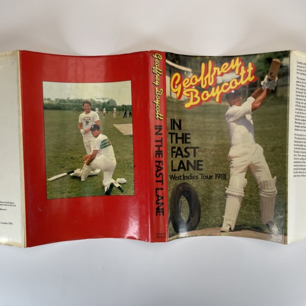 geoff boycott in the fast lane signed first 5