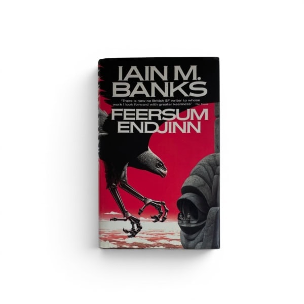 iain banks feersum endjinn signed first 1