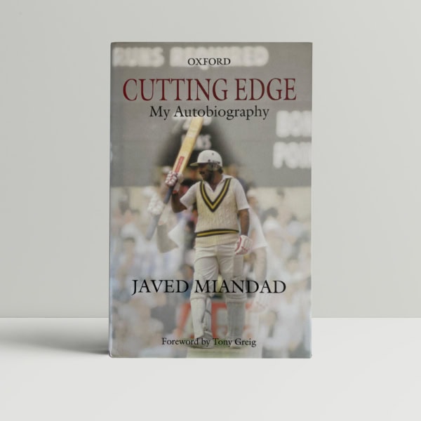 javed miandad cutting edge signed first edition1