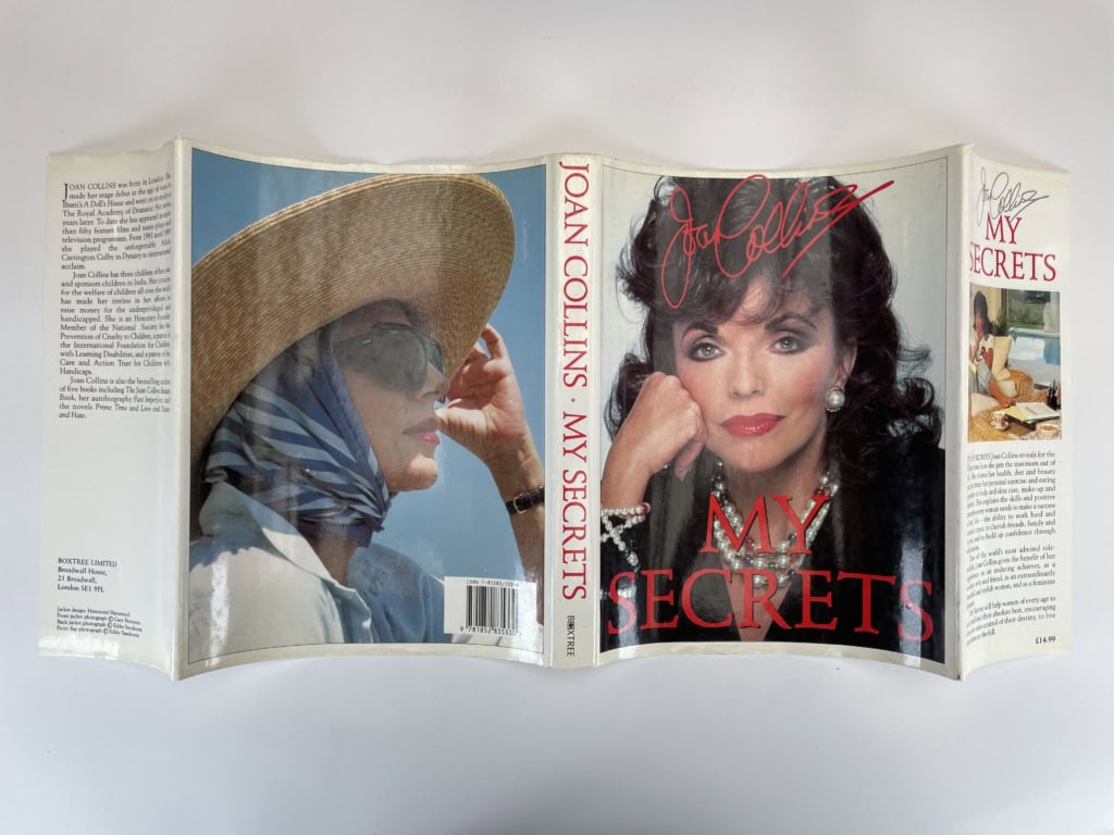 joan collins my secrets signed first 5