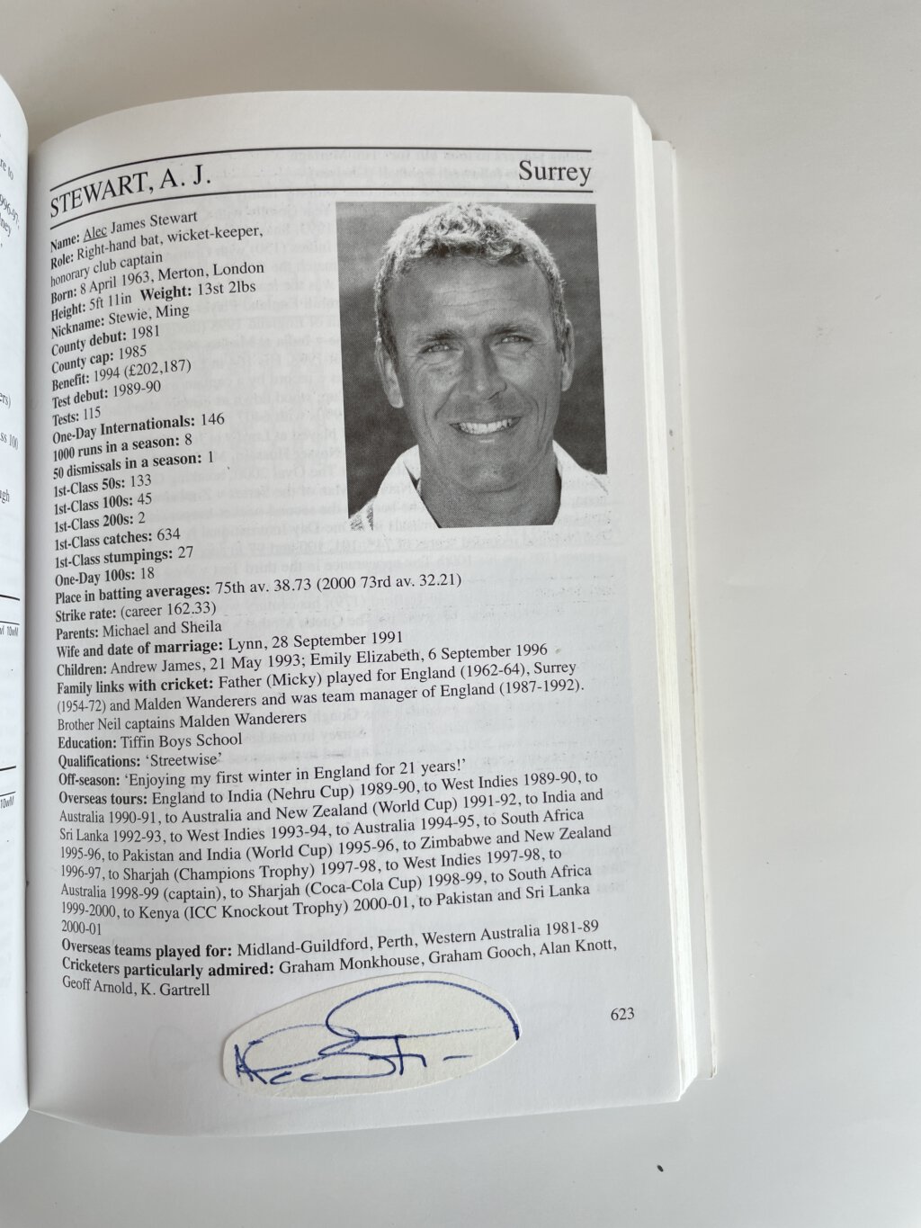 the cricketers whos who 2002 multi signed6