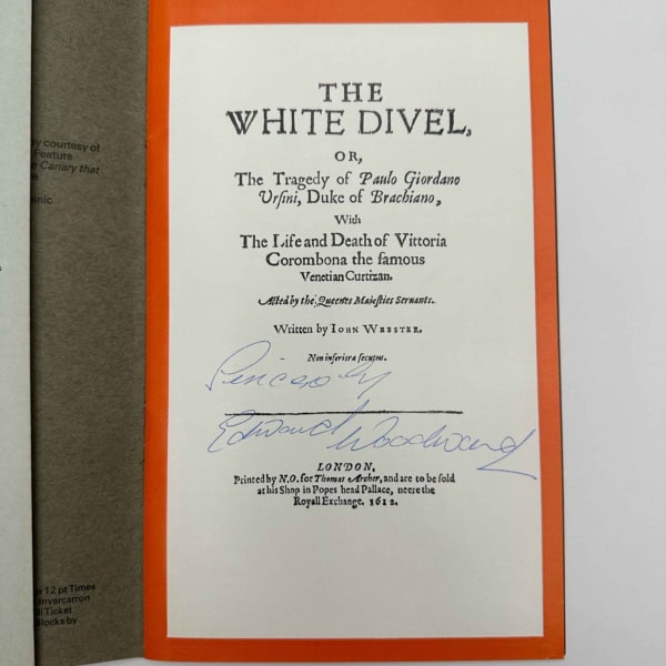 the white divel signed 2