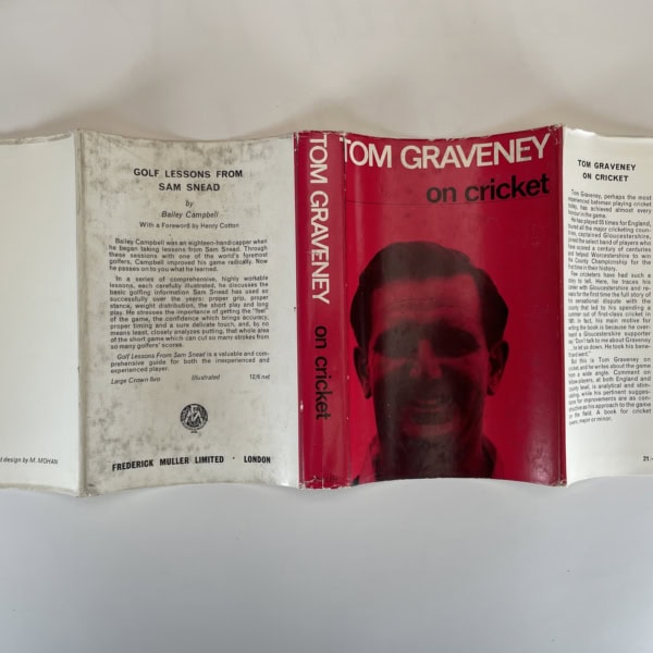 tom graveney on cricket signed first5