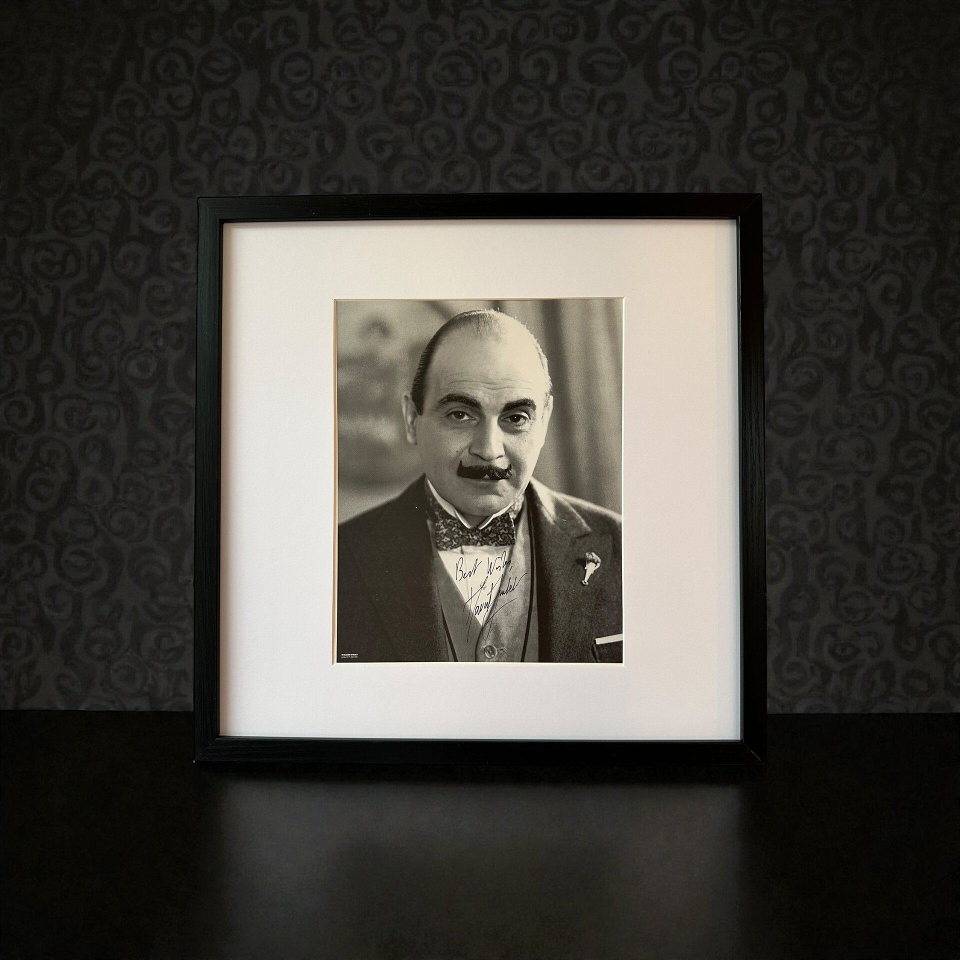 David Suchet - Poirot - Headshot - SIGNED