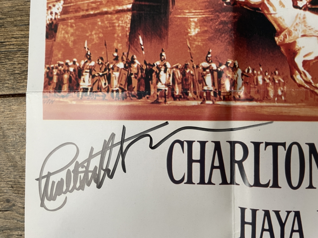 ben hur double signed poster2