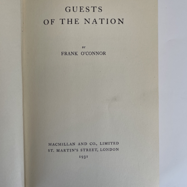 frank o connor guests of the nation first 2